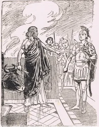 Das Goldene Vlies: Wer bist du, rief der König mit einem schrecklichen Stirnrunzeln